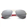 2022 óculos de sol de designer de alta qualidade Polarizando homens homens clássicos de óculos de sol lentes de modelo de ponte dupla de ponte dupla adequada fashio3915422