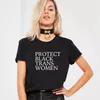 Frauen T-Shirt Schützen Schwarz Trans Frauen T Shirt Sommer Harajuku T-shirt Baumwolle Kurzarm Camiseta Mujer Casual Tee Femme