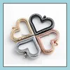 Medaillons Halsketten Anhänger Schmuck Erstklassig 30 mm 316 Edelstahl Herz schwimmendes Medaillon Glasrahmen Memory Floating Charms Großhandel