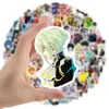 Novo impermeável 10/30 / 50/100 pcs anime adesivos mistura ataque no titan jujutsu kaisen adesivo graffiti garoto brinquedo para skate telefone portátil portátil adesivo