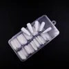 Fake Nail Artificial Long Ballerina Clear/Natural/white False Coffin Nails Art Tips Full Cover Manicure + Jewelry