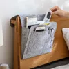 침대 옆 수정 조직 침대 소파 사이드 교수형 가방 미끄럼 방지 iPad 침대사 가방 도서 원격 포켓 재고 도매