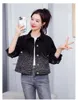 Women's Jackets Real S 2022 Early Spring Gradient Denim Jacket Feminine Korean Loose Short Top Red Women