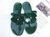 Classic Flowers Womens Flat Sandals Slippers Luxurys Slides Designer PVC 6 Colors Female Cool Slippers Shoes Lady Flip Flops