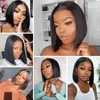 Lace Wigs Short Bob Wig Bone Straight 13x4 Frontal Human Hair For Black Women Preplucked Natural Brazilian T Part WigLace