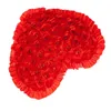 Cuscino a forma di cuore rosso Cuscino per schienale in peluche Regalo per fidanzata Simulazione Rose Decorato Tiro San Valentino Matrimonio A35Pillow