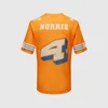 Мужские футболки F1 Team Racing 2023, трикотажная рубашка Ландо Норриса, официальный сайт Mclaren, мото костюм для мотокросса, одежда