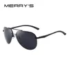 MERRYS Men 100% Polarized Aluminum Alloy Frame Sunglasses Fashion Mens Driving Sunglasses S8281 220531