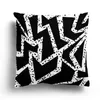 Подушка /декоративная современная домашняя гостиная, украшение наволочки диван, 45x45см 60 60см Nordic 40x40 Осенний черный белый