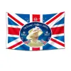 2022 Królowa Elizabeth II Platinums Jubileuszowy Flag Union Jack Flagi The Queens 70. rocznica Brytyjska Chrześcijaństwo Pamiątkowe GCE13637