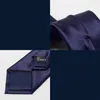 Bow Ties Brand Designer Solid Navy BlueTies For Men 7 CM Luxury Tie High Quality Formal Business Work Suit Shirt Necktie Male GiftBow