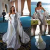 Удивительные русалочные свадебные платья спагетти ремни вырез на вырезка