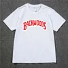 バックウッドデザイナーTシャツ最高品質のメンズTシャツピンクポロパーカースウェットシャツTシャツブランド男性ショートTシャツファッションストリートヒップホップロックストリートウェア