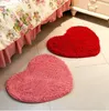 Tapis Doux Antidérapant Super Absorbant Peluche Microfibre Tapis de Bain en Forme d'Amour Tapis Chenille Inventaire