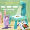 Barn mini ledprojektor Art Drawing Table Light Toy For Kids Målning Bord Lär dig att rita verktyg Utbildningsfarkosten 220722