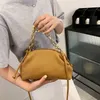 Вечерние сумки мода Женщины золотая цепочка дизайнер дизайнер вертикальный зерно одно плечо пах