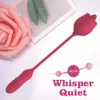 Nouvelle femme outils de massage vibrateurs télescopiques Tougue lécher modèles de succion Royal Rose Sex Toy gode de poussée étendu Clit Sucker To5235730