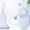 Rechargeable USB Mini Portable Pocket Fan Cool Air Hand Held Travel Cooling DC CoolerUSB Charging Outdoors Electric Fans