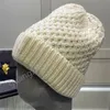 Modna dzianinowa czapka beanie jesienno-zimowa ciepła gruba para miłośników czapek wielokolorowa czapka