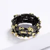 Cluster Rings Exquis Two Tone Gold Wedding Ring Luxury Color Multi-layer Punk Cocktail Vintage Trendy JewelryCluster Edwi22
