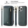 Случай сотовых телефонов для iPhone 13 12 11 Pro Max Case Case Zipper Flip Leather Samsung S22 S217120137
