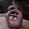 Fragrance Lamps Ceramic Dragon Backflow Incense Burner Smoke Waterfall Censer Stick Holder Home Decor 20pcs Cones8586218