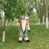 Fursuit Fox Dog Cartoon Mascot Costume Walking Puppet Animal Costume Furry HEBGEAR Rękawiczki stopy