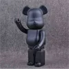 28cm 400 % Bearbrick 곰 @ 벽돌 액션 피규어 곰 PVC 모델 인형 DIY 페인트 인형 어린이 생일 선물 AA220323