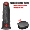 Male Macare Penis Aumentador Extender Sleeve Sleeve Sexy Toy para homens Vibrando Dick Masturbation Device3025008