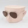 Homens clássico marca retro mulheres óculos de sol designer de luxo óculos 3025 3026 moldura de metal designers óculos de sol mulher lentes de vidro com caixa