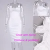 Высокое качество летние корсет дразовые белые спагетти ремешок платье мягкий бюстье сатин Bodycon сексуальная вечеринка Clubwear 220402