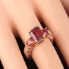 2022 tri-färg ny 8k guld högkvalitativ neutral ring mode högkvalitativ ring glänsande zircon gåva smycken valentin dag gåva