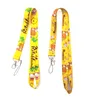 Cell Phone Straps & Charms 20pcs Cartoon cute Lanyard For Keychain ID Card Cover Pass Gym USB Badge Holder Key Ring Neck Accessories Jewelry Gift