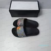 Wholesale g brand men's and women's classic slippers Rubber Web Slide Sandal Luxury Sandals Slippers Beach shoes 35-46 yards With Box -55