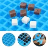 Silicone Mini bac à glaçons 126 160 cavité forme carrée moule petits Cubes fabricant pour cuisine Bar boissons de fête 220617