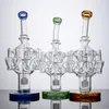 14mm Female Joint Hookahs Recycler With Octopus Arms Showerhead Perc Water Bongs Glass Bong Dab Rigs OA01