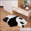 Headbands Hair Jewelry Wool-Like Panda Koala Animal Shape Rug Mat Mattress Carpet Living Room Bedroom Sofa Cushion Artificial Fluffy Mats 60