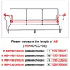 Stuhlabdeckung Velvet Plüsch L -förmige Sofa Deckung für Wohnzimmer elastischer Möbel Couch Slipcover Chaise Longue Corner Stretchairchulenstuhlfahrer
