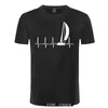 Voile T-Shirt voile dans un battement de coeur T-Shirt été graphique T-Shirt mignon 100 coton à manches courtes hommes T-Shirt 220509