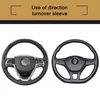 Steering Wheel Covers Fashion Design Car Colorful Universal Luxury Accessories Auto Rhinestone Sparkle Diamond Bling Interi L5T9