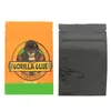 Pouch Mylar Bag 3.5g Gorilla Glue Packing Bags Yellow Black Plastic Packaging Case With Zipper Lock California Package For Dry Herb Flower Smell Proof Bagg