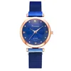 Montre-bracelets Luxury Women39s Dress Bangle Quartz Clock Ladies Fashion Wrist Watch Matches magnétiques Setwristwatches2844740