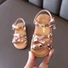 Filles bébé sandales été princesse chaussures fond souple enfants tout-petits chaussures sandales anti-glissantes enfants chaussures pour fille sandales G220418