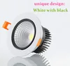 LED Downlight Cob Tak Spot Light 3W 5W 7W 9W 12W sovrum kök inomhus infälld hembelysning6919545