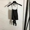 Tweede stuk broek voor dames zomer sexy vesten sport luxe sling girls shirt pant mode soft touch vrouwelijke tracksuit set 15GJ