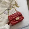 HBP Bolso cruzado Cadena de rejilla de diamante de lujo para mujeres Pu Cuero Mujer Hombro Damas Pequeños Monederos y bolsos Marca 220727