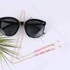 سلسلة نظارات سبيكة الموضة للنساء رجال قناع القناع حامل الحزام قلادة شمسية الحبل معلقة على إكسسوارات نظارات الرقبة