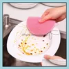 Other Kitchen Dining Bar Home Garden Mtifunctional Kitchen Dishwashing Brush Sile Safe Non-Stick Oily Material Wipes Heat Insation Pads C