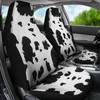 Car Seat Covers Cow Farmer (Set Of 2) Universal Front And Suv Custom Protector Accessory