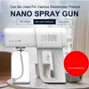 380 ml elektryczny nano niebieski spray parowy K5 bezprzewodowe mgle mgły dezynfekcji pistolet typu typec atomizacja sanitizerka 220426990494